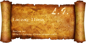 Laczay Ilona névjegykártya